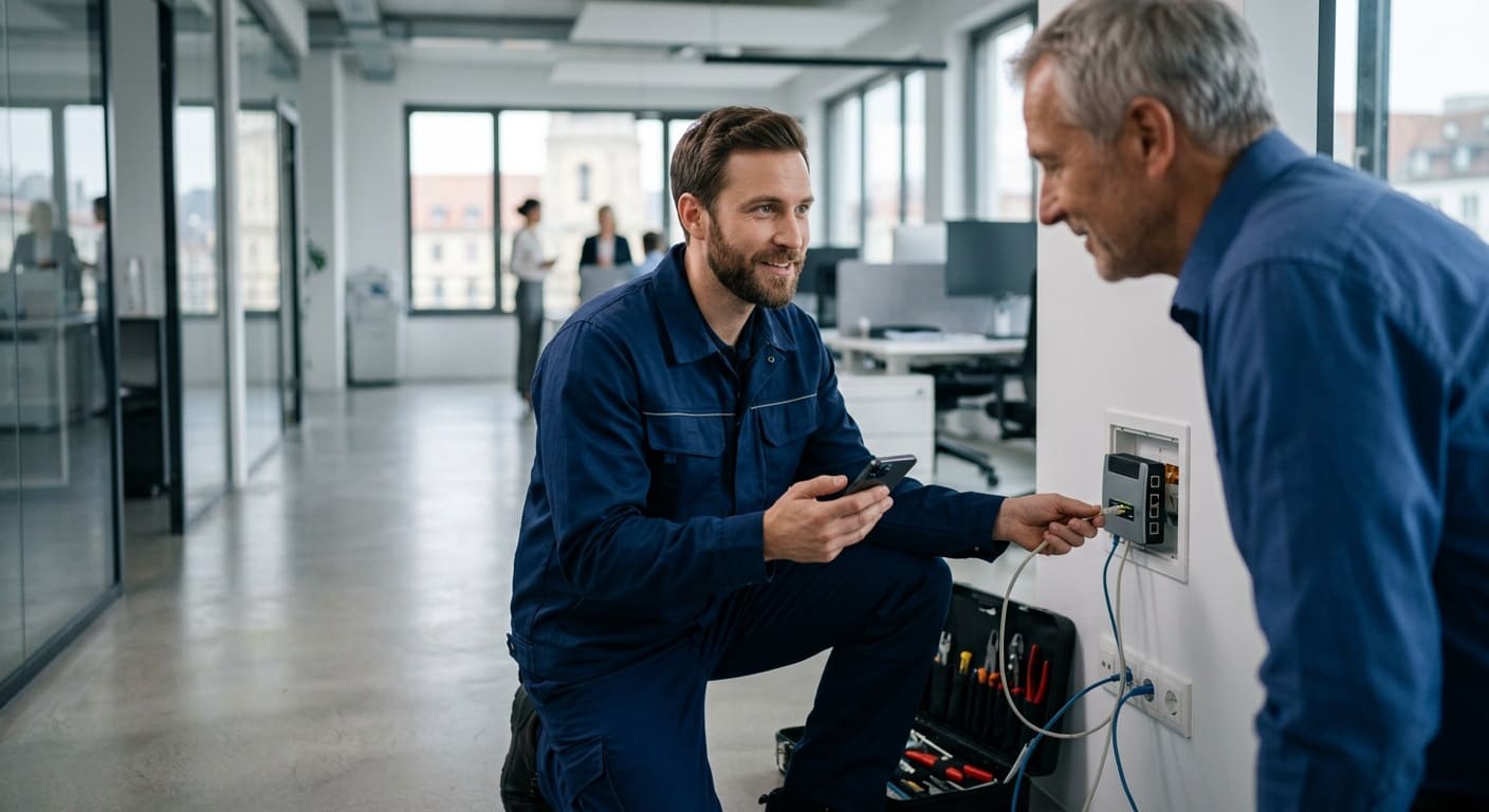 Zeitarbeit München Elektrohelfer Telekommunikation (m/w/d) im Außendienst in München München,Vollzeit